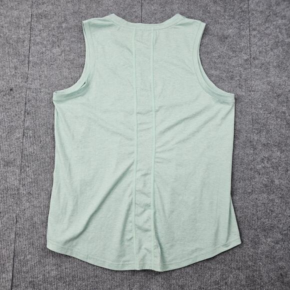 Title Nine Shirt Womens Large Green Tank Top Athletic Activewear Sleeveless Gym - Picture 7 of 7